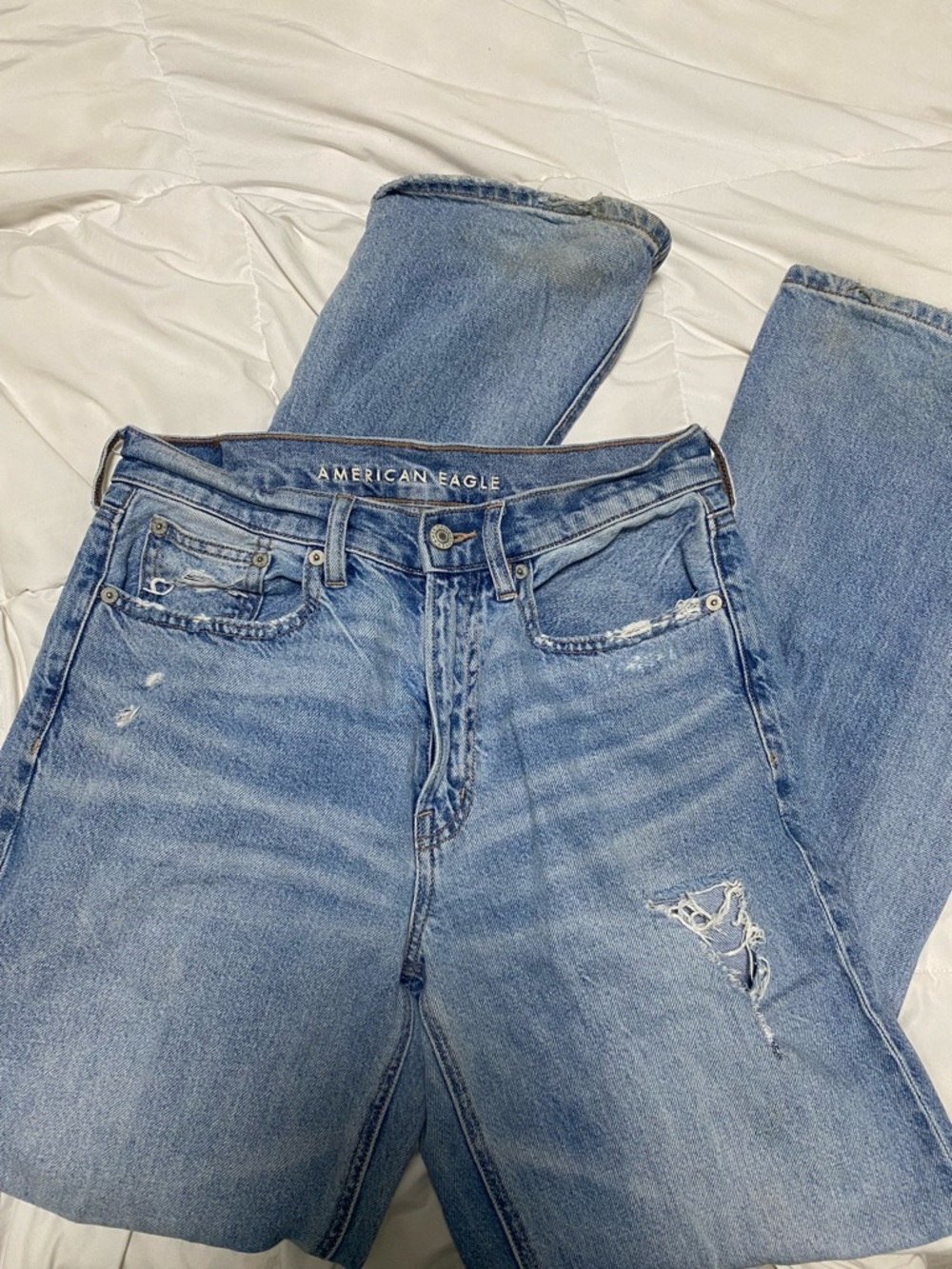 American Eagle Outfitters Light Blue Boyfriend Jeans